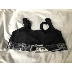 Adore me black sports bra sz M